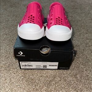 Converse Pink and White Slip-On Sneakers - NEW without Tags